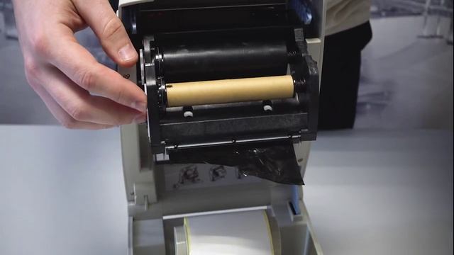 Установка Риббона Атол ТТ42 Настройка термотрансферной печати.mp4 смотреть онлайн