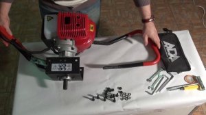 Сборка мотобура ADA GroundDrill 5. Варианты крепления ручек.