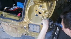 Renault Sandero - Установка зазоров на на заднем бампере.