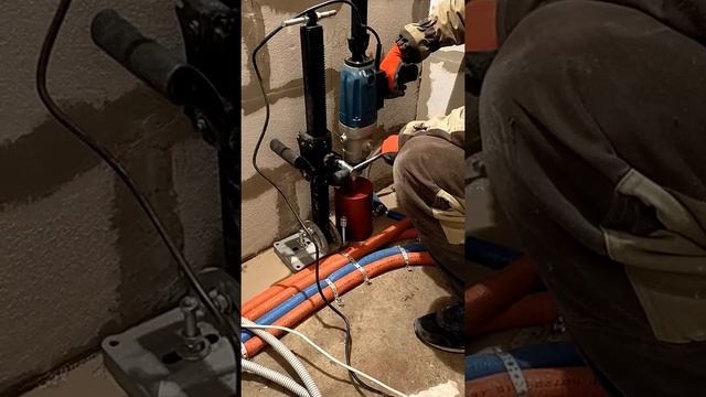 Алмазное бурение (сверление) бетона #алмазноебурение #алмазноесверление  #сверление