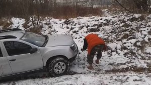 Дастер и лебёдка Стократ
