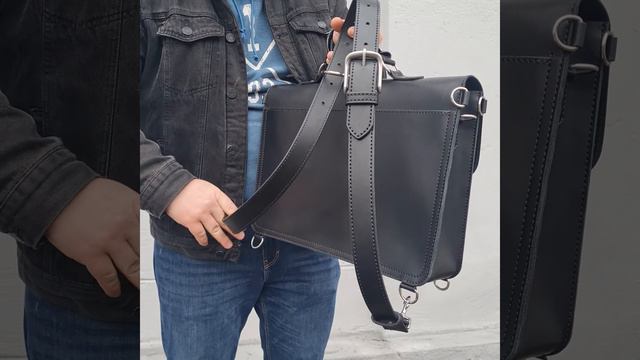 Трансформация Сумки-рюкзака из натуральной кожи.  Наш вк и инст glazkov_leather смотреть онлайн