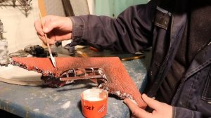 Как сделать разрушенные стены завода из ПВХ для диорамы. Часть 1 и 2.