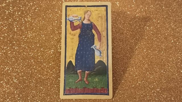 Значения карты Умеренность. Таро Висконти Сфорца Пирпонт Морган.
