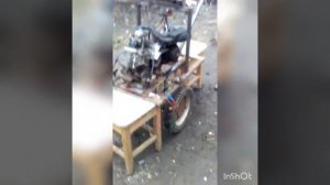 Мотоблок із скутера по ледачому.