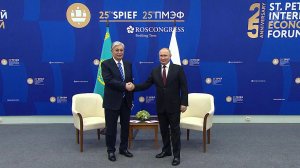 В Санкт-Петербурге Владимир Путин провел несколько двусторонних встреч