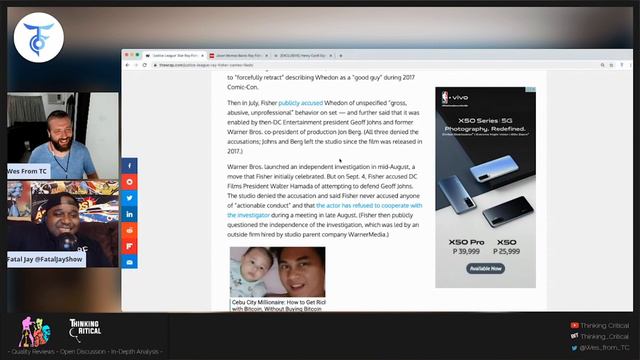 Mamoa BACKS Ray Fisher Against WB Caville Superman Info