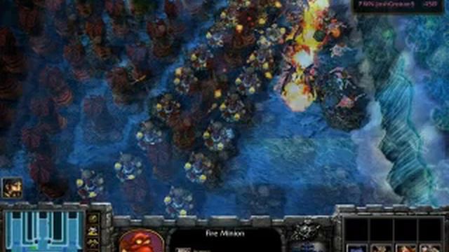 Warcraft 3- Big Wintermaul Maze!!