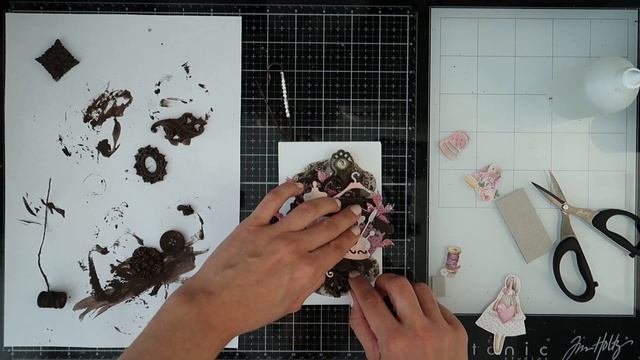 Free form ATC Bobbins Tutorial | Scrapbooking смотреть онлайн