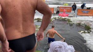 Крещение Купания в Проруби, Киев 19 января 2022