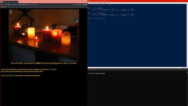 The Python Challenge Level 3