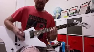 Fake Chibson AliExpress DHgate ESP LTD James Hetfield Snakebyte 🐍 Guitar.