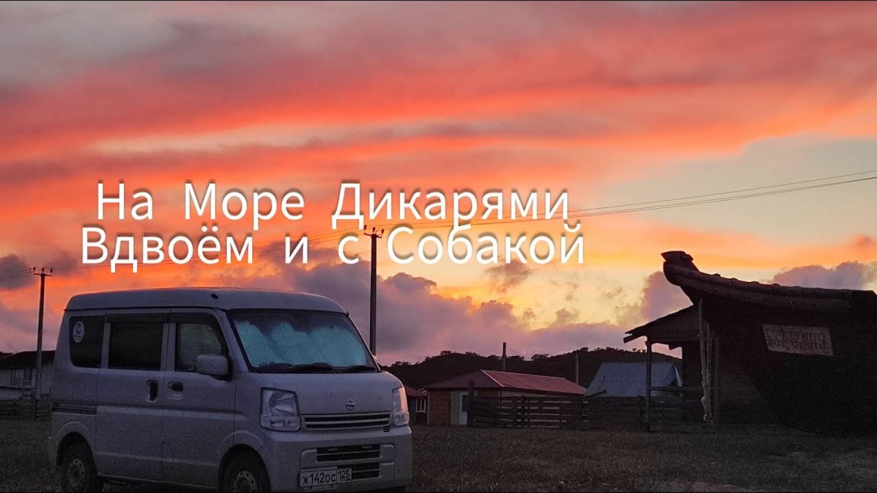 На море в сентябре Дикарями, Вдвоем и с Собакой.  Отдых в палатке, рецепт роллов с малосольной рыбой