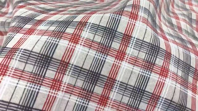 Полулен "Средняя клетка (цв.темно-красный/т.серый) на суровом", ш.1.5м, лен-30%, хл-70%,  АРТ 16838 смотреть онлайн