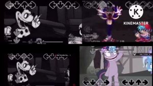 FNF Unknown Suffering V2 But Sonic.EXE, Mickey, Oswald, Twilight, and Trixie Sing It!