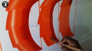 Sign Painting 3D Letter Writing Pipe Bending Design English Font - key of arts