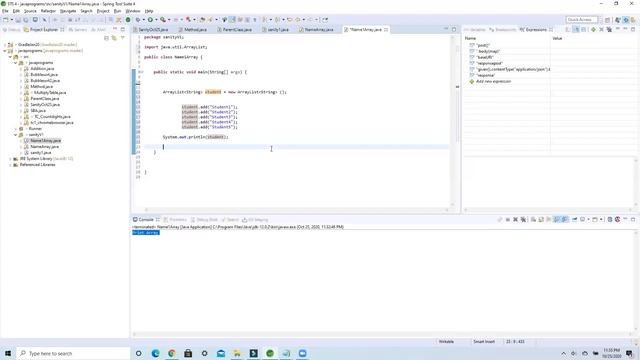 Java ArrayList смотреть онлайн