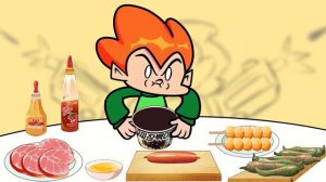 MUKBANG vs Friday Night Funkin' (feat. Pico) - FNF ANIMATION MUKBANG