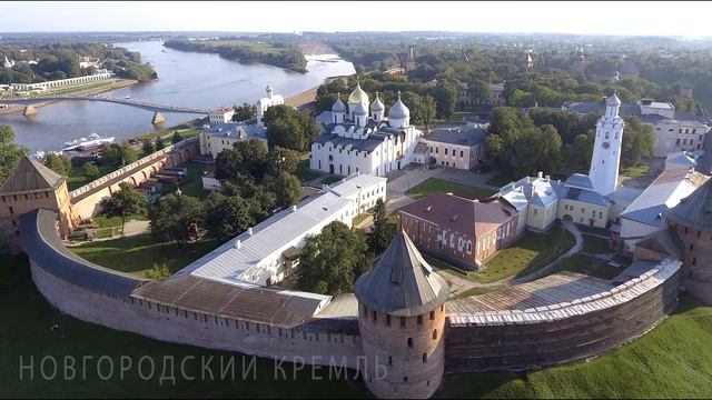 Трекмоушн. Великий Новгород. Башни кремля. смотреть онлайн