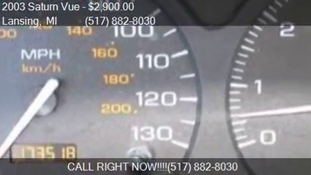 2003 Saturn Vue Base AWD 4dr SUV for sale in Lansing, MI 489 смотреть онлайн