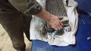 Ренно Сценик 2 дизель ремонт переднего бампера и промывка интеркулера!