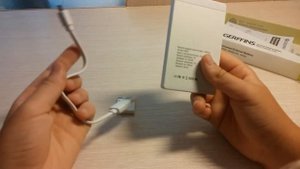 Распаковка Pawer Bank внешняя зарядка I 2500 mAч Gerffins