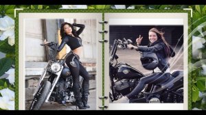 #Мотоцикл и #девушка.Красивые мотоциклы,еще красивее девушки.