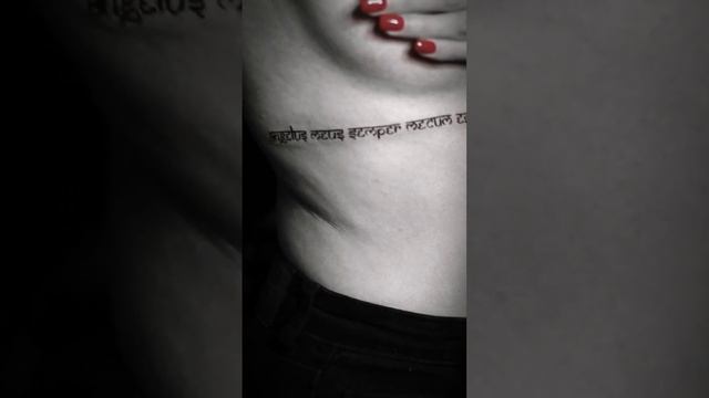 Tiny tattoo on ribs смотреть онлайн