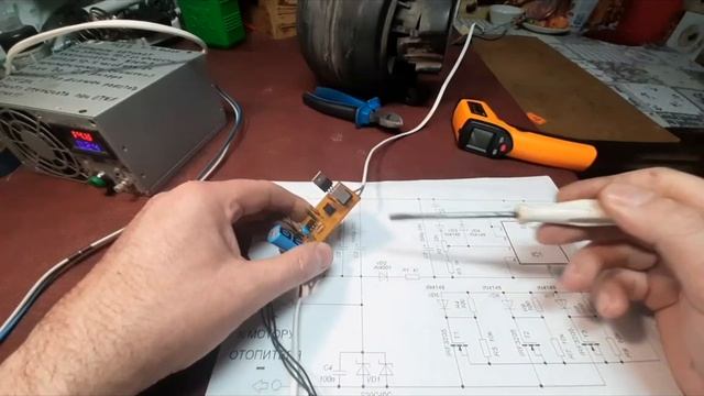 Драйвер ТС4420 для управления затвором полевого транзистора ШИМа печки. смотреть онлайн