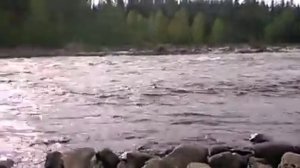 Карелия , река , пороги рыбалка на спининг