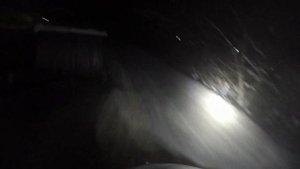 Чистим снег квадроциклом, чистим снег отвалом