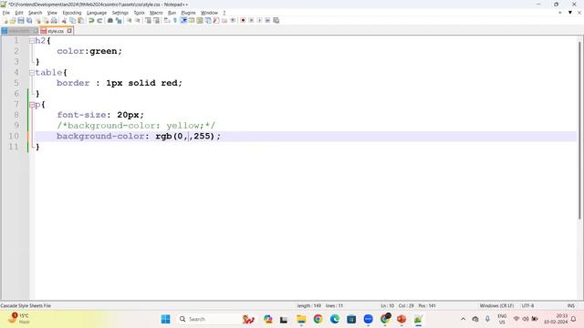 CSS Measurement & Color Unit | Lecture -2 | Frontend Web Development | Programming Site
