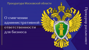 О смягчении административной ответственности для бизнеса
