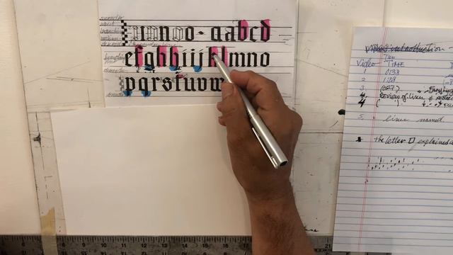 Calligraphy with Joe Socci - Gothic Old English Alphabet смотреть онлайн