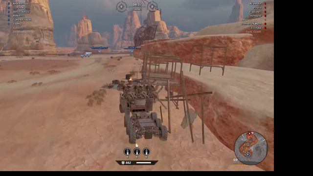 Crossout покатушки 1 с 3мя пушками!! смотреть онлайн