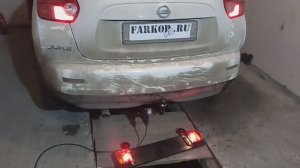 Установка фаркопа на Nissan Juke (2011 г.в.) в компании Фаркоп161. Leader-plus арт. N116-A