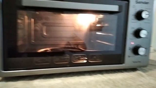 Обзор, первое включение, тест с картошкой фри электрической печи Samdan 2005 смотреть онлайн