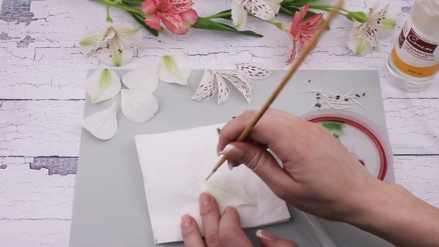 Альстромерия из полимерной глины