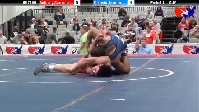 Anthony Carmona vs. Sherwin Severin at 2013 Las Vegas/ASICS U.S. Open смотреть онлайн