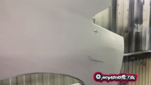 Toyota Corolla Spacio. Замена крыла и бампера, окрас.
