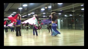 DuDu - Tarkan Belly dance basic class 2013 (Veil Basic) Choreography by Karen @ DanzXtreme