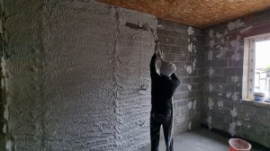 механизированная штукатурка стен сразу под обои