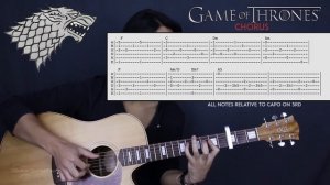 Game Of Thrones Guitar Cover Acoustic Fingerstyle 🎸 |Tabs|