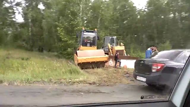 Нано ремонт дороги в посёлке Первомайский смотреть онлайн