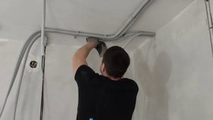 Монтаж гофры