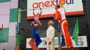 Мировой рекорд от 7-летней девочки по подтягиваниям +6 кг Князева Николь