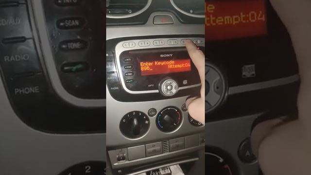 Отзыв клиента.Ввод кода магнитолы Сони Форд смотреть онлайн