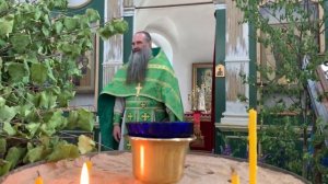 Скит Столбушино.  Отдание праздника Пятидесятницы. Слово иеромонаха Ионы(Фалько)