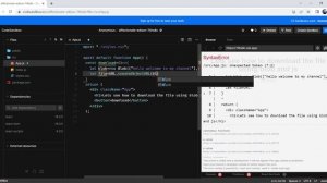 How to download a  file using blob and js #blob # download #js # reactJS