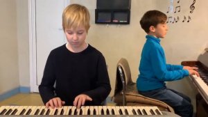 Ансамбль: Марк и Лев (2 кл.) / А. Вивальди. Финал из Маленькой симфонии №1